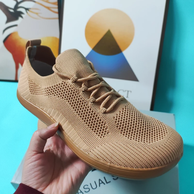 

Men's Flat Shoes Summer Fashion Breathable Walking Mesh Wide Foot Shoes Women's 2025 Gym Vulcanized Shoes White Sports Walking