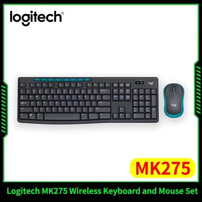 مجموعة ماوس ولوحة مفاتيح متعددة الموديل من Logitech / ماوس ألعاب G Series مناسبة لأجهزة الكمبيوتر المحمولة المكتبية M Series Office Mouse صامت