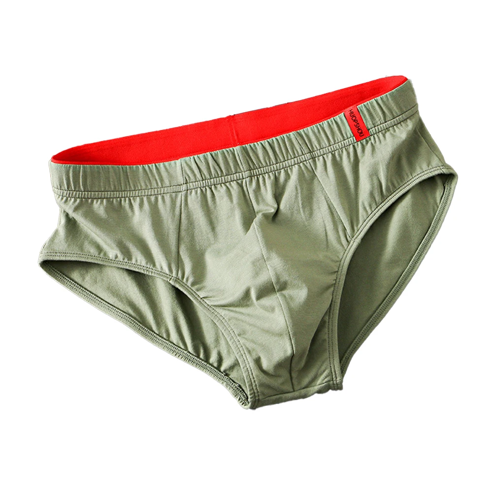 Männer Sommer sexy Unterwäsche Shorts atmungsaktive elastische Slips männliche Baumwolle niedrige Taille Höschen solide weiche Unterhose Badehose