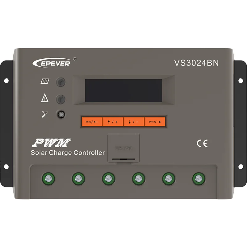 EPEVER VS3024BN 30A 12v/24v LCD Display Epsolar PWM Solar Charge Controller with RS485 Port