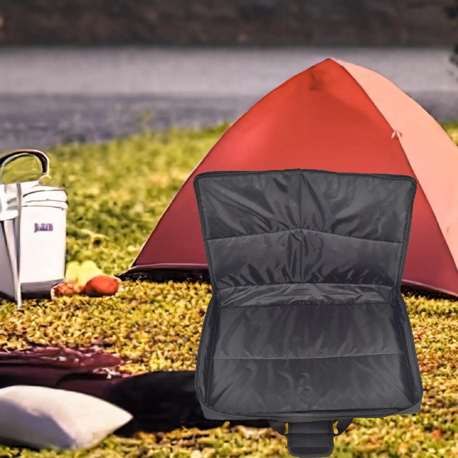 Solar Panel Storage Bag Oxford Carrier Portable Solar Panel Handbag Zipper Bag Storage Organizer Carrying Case for Outdoor RV