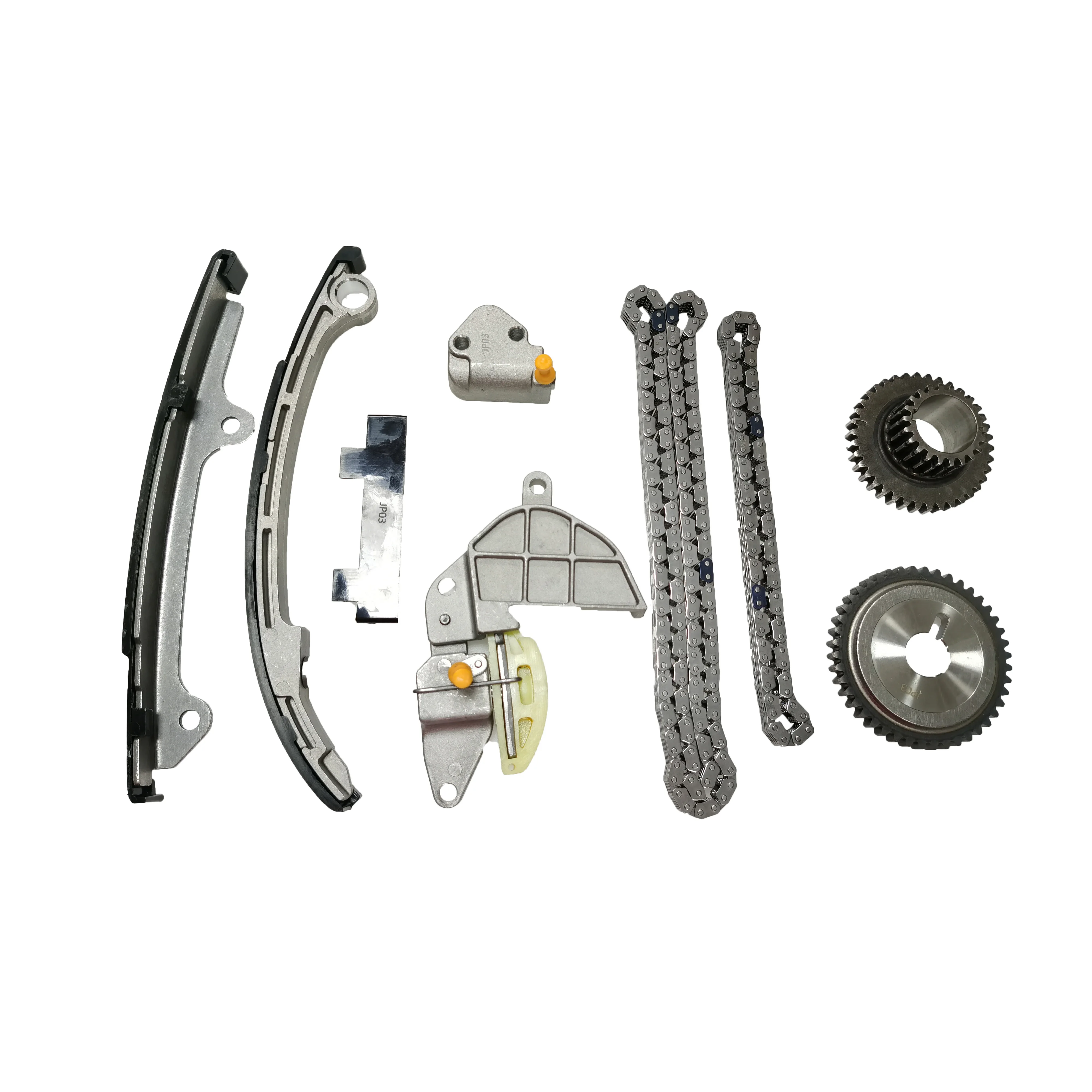 Piezas de automóvil 9 piezas 13028-6N200 13070-6N200 Kit de cadena de distribución para Nissan QR25 T30 X-TRAIL IMPORTADO 2003-2006