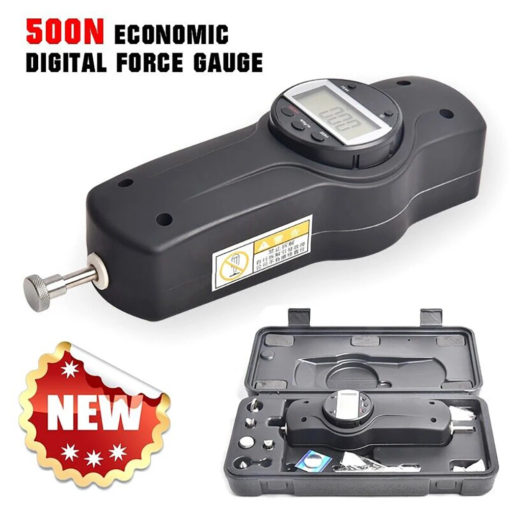 Push Pull Force Gauge 500N Digital Dynamometer for Load Measurement in Automotive Parts and Electrical Devices