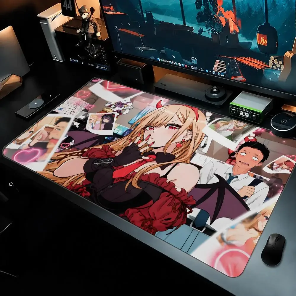 Speed Pc Accessories Large My Dress-Up Darling Mouse Pad Anti-Slip Rubber Base Extended Desk Mat For Gamers Office Computer
