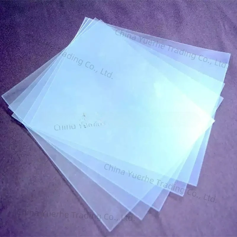 20-600um PDMS فيلم Polydimethylsiloxane Elastomer فيلم شفاف ومسامي وتنفس