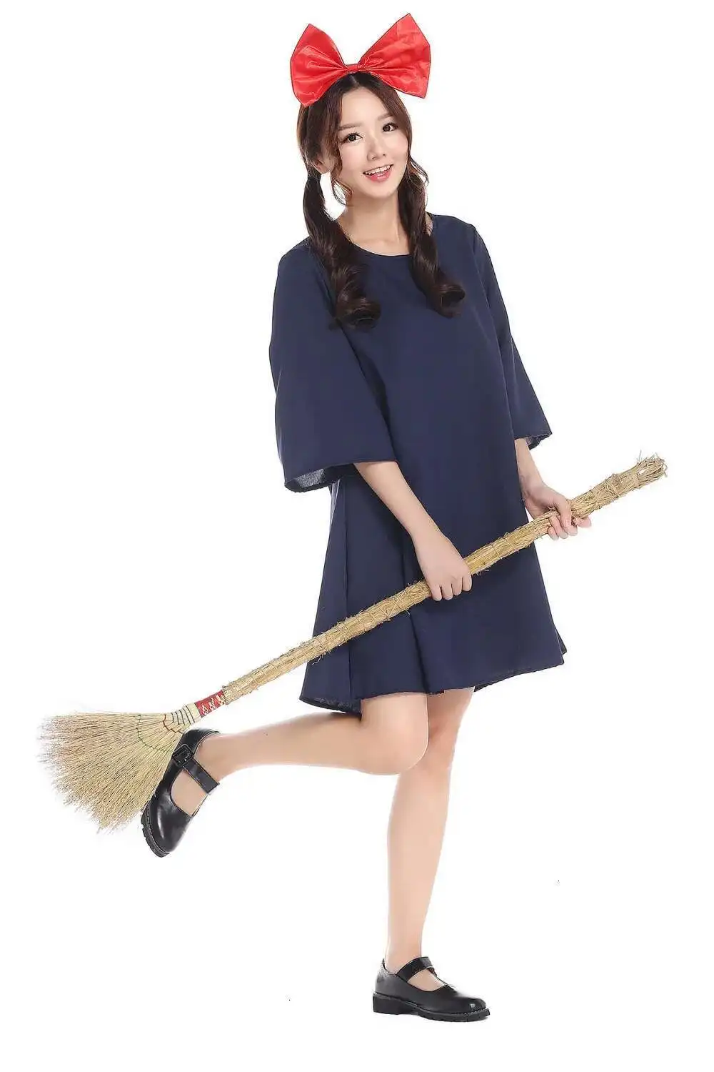 تم تصدير خدمة التوصيل كيكي إلى اليابان أزياء تنكرية للبالغين ملابس ساحرة يابانية بسيطة