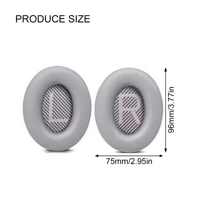 Protein Leder Ohrpolster Ohr Pad Ohr Kissen für QC35/QC35 II Kopfhörer Schwämme Abdeckung Fall Kopfhörer Reparatur Teil 45BD