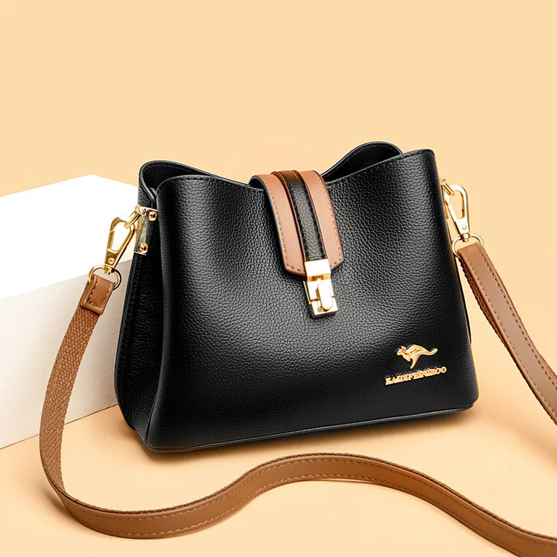 

Luxury Crossbody Bag for Women 2025 High Quality Designer Handbag Korean Shoulder Women's Bag Fashion PU Leather Large Female