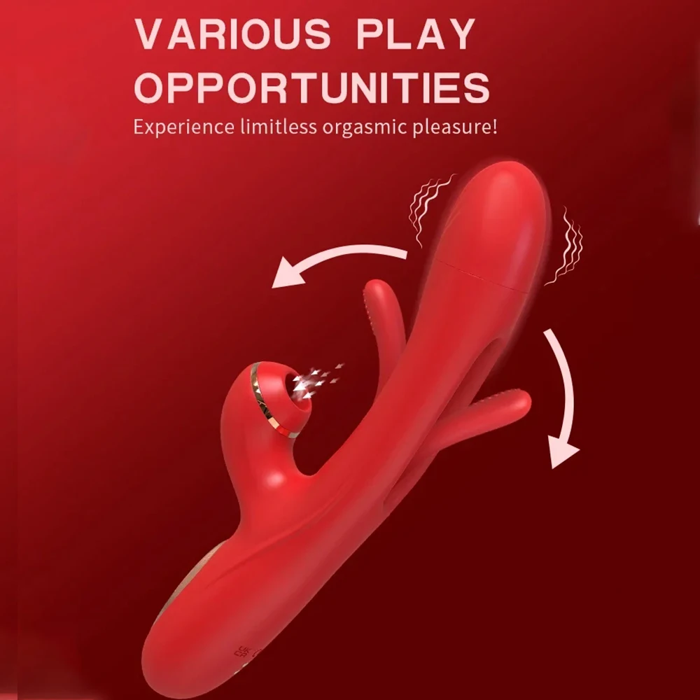 Tapping Flapping Vibrator for Women Clitoris Clit Sucker Stimulator Powerful Sex Toy Woman Female Rabbit Sucking Vibrators - Image 3