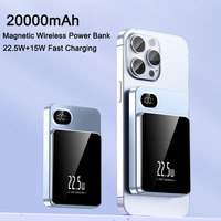 Magnetic Wireless Power Bank for iPhone 15 14 Pro 22.5W Fast Charging Powerbank 20000mAh Portable Charger for Xiaomi Samsung S23