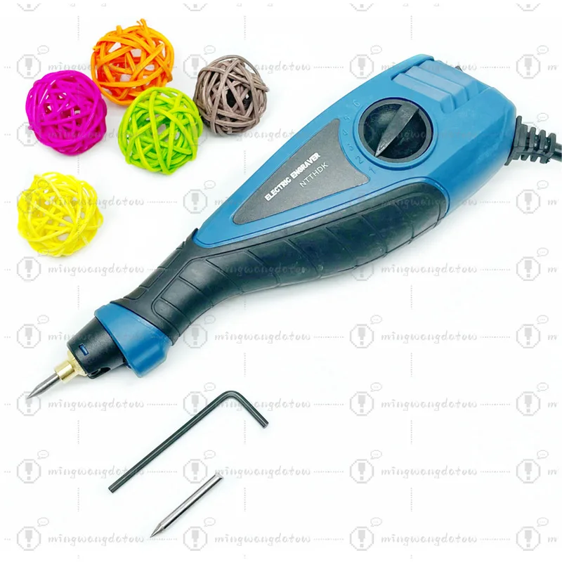 Dolphin Shaped Electric Engraver, Portable Mini Engraving Pen DIY Carving Marking Machine for Metal Tools