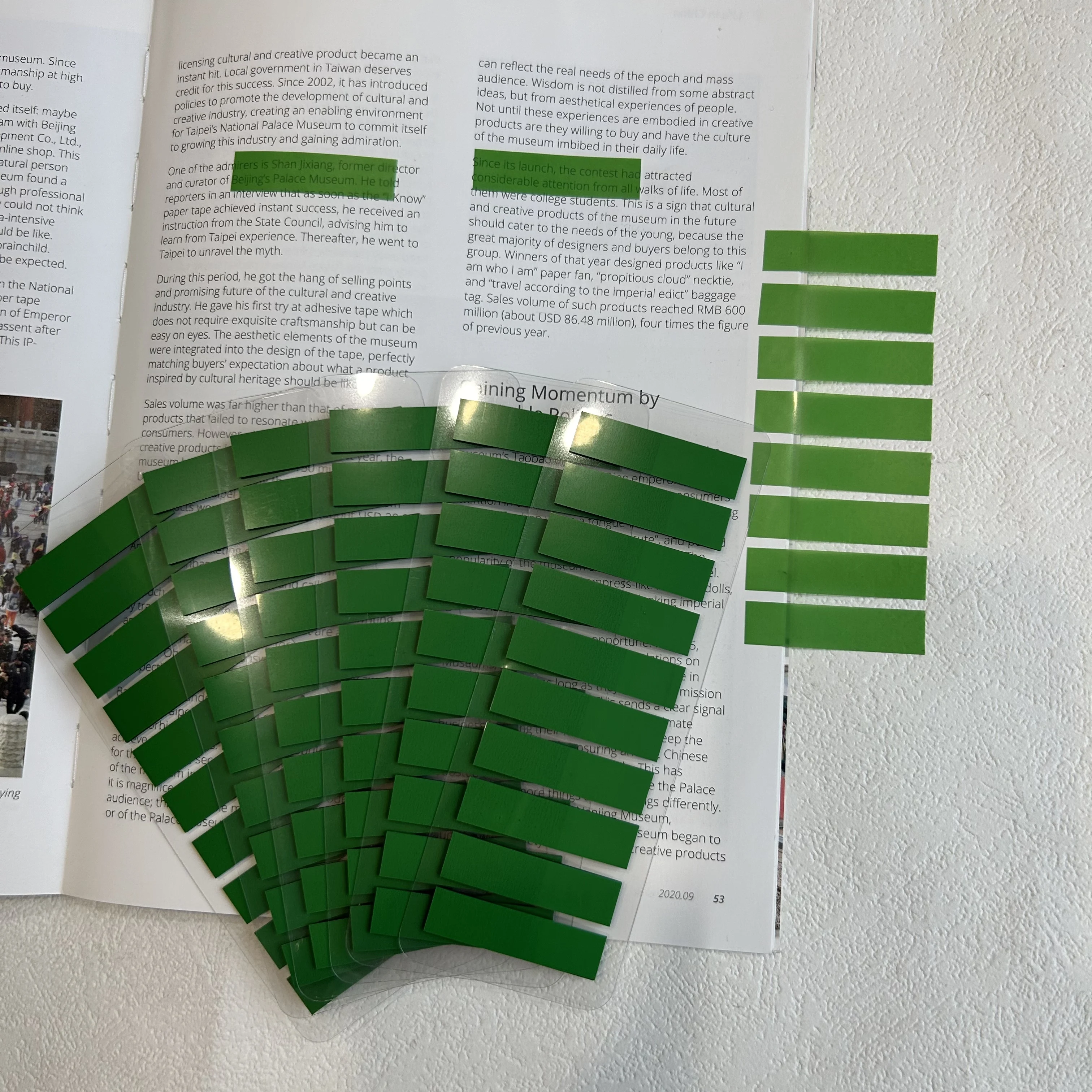 1200 Sheets Creative Transparent PET Waterproof Sticky Note Pads Notepads for School Stationery Office Supplies