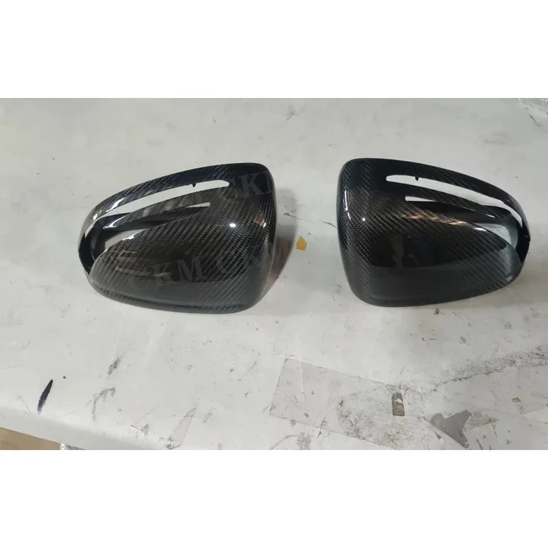 

High Quality Dry Carbon Fiber Side Rearview Mirror Caps Covers For SLK SLC SL SLS GT Coupe 2015-2022