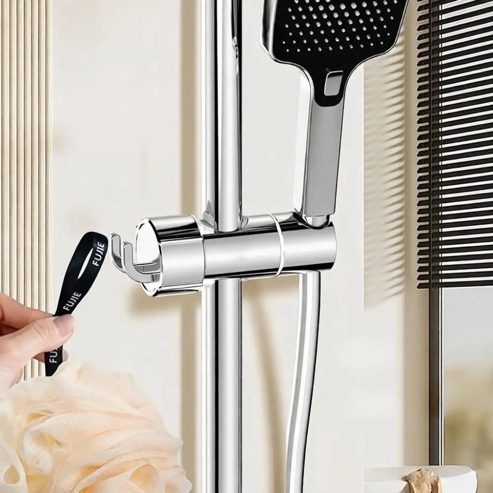 Slide Bar Shower Head Holder Adjustable Bathroom Handheld Spray Stand Replacement Bracket Durable Mounted Fixing Device Tool