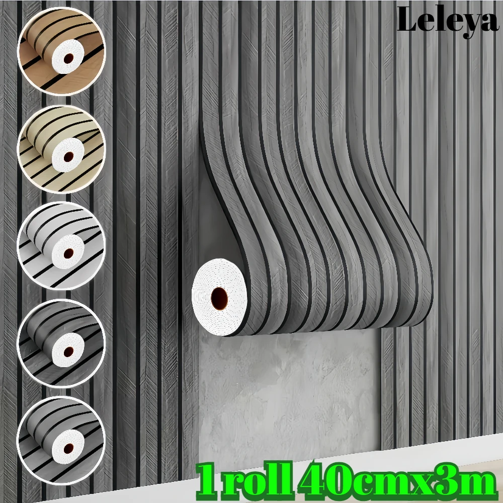 Extra Thick Self Adhesive Imitation Grille Wallpaper XPE Foamed Grille Wall Sticker for Wall Renovation Home Office Decor