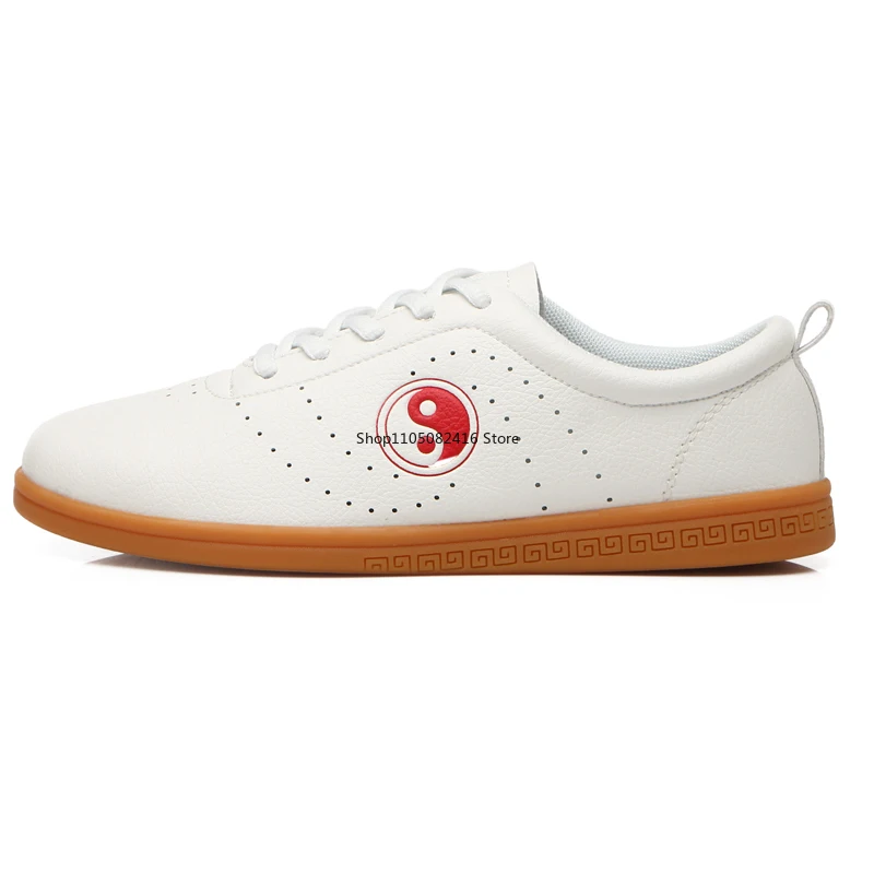 Kung Fu Tai Chi Shoes Martial Art Shoes Sneakers Soft Cowhide Breathable Comfortable
