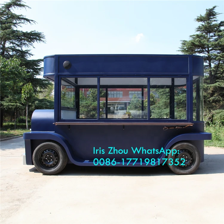 전원 없는 패스트 푸드 모바일 주방 트레일러, 저렴한 음식 트레일러, 렌트 푸드 샵 푸드 키오스크