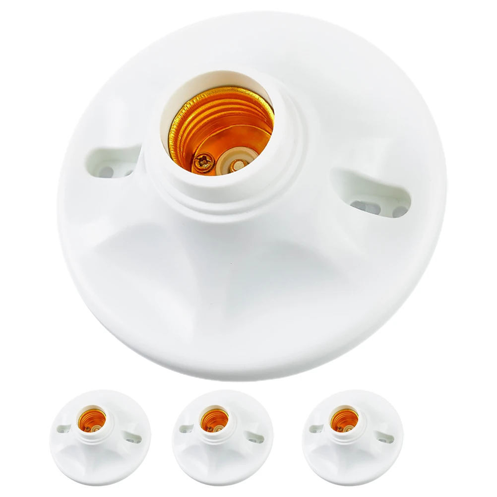 4 pezzi E27 portalampada a LED plafoniera base lampada a sospensione parte apparecchi di illuminazione per uso domestico lampada da parete per esterni
