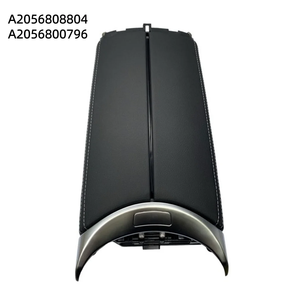 A2056800796 Car Console Armrest Box Lid For Benz For C Class W205 GLC 2015-2020 Plastic+PU Leather C300 C43 -AMG Ergonomic