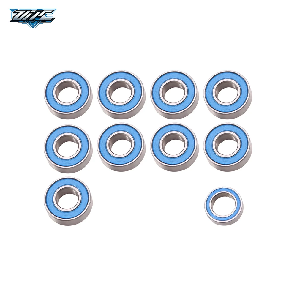 Waterproof Sealed Ball Bearing Set, 10Pcs Upgraded Bearings Kit For Tamiya CW‑01 Chassis RC Car Upgrade Parts