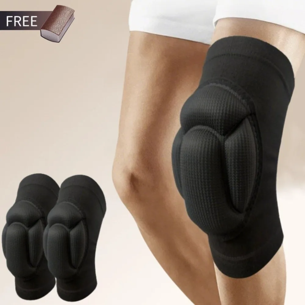 Protective Sports Knee Pads Elastic Non Slip Thickening Knee Braces Sponge Collision Soft Breathable Kneepads Brace