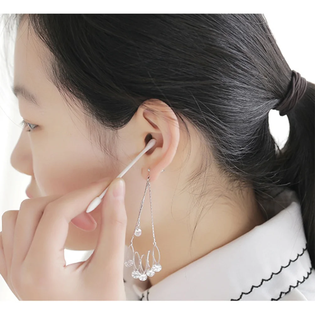 Cotton Swabs For Make Up Double Head Applicators Hygienic Absorbent Clean Face Body Travel Cotton Stick Ear