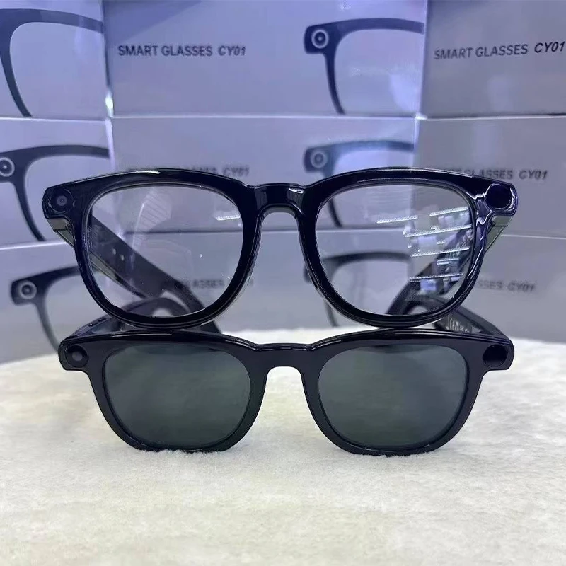 CY01AI Smartglasses mit 8MP 4K Wifi Transfer Echtzeitübersetzung Musikwiedergabe ENC Noise Reduce Smart Sonnenbrille