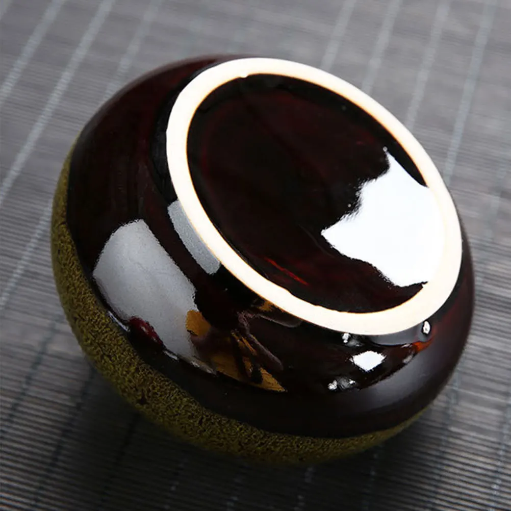 

Ceramic Storage Container with Lid for Tea Leaves Coffee Nuts Dry Food Airtight Canister Kitchen Counter Multifunction