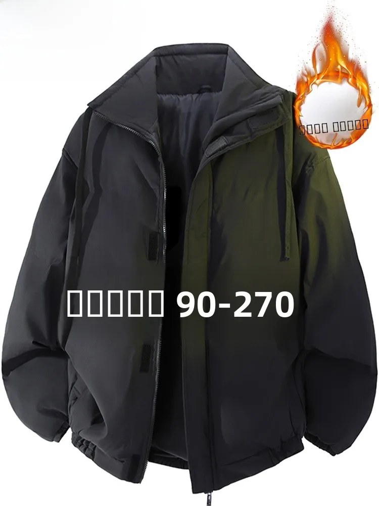 

Мужская зимняя куртка MoChao American Style: новая, утепленная, свободного кроя, из хлопка, больших размеров, теплая, ветрозащитная