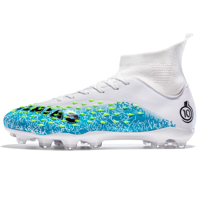 

Elastic Sock Mouth Football Cleats Close Fitting Ankle Protection Soccer Boots Breathable Sweat Wicking OutdoorCompetitionSports