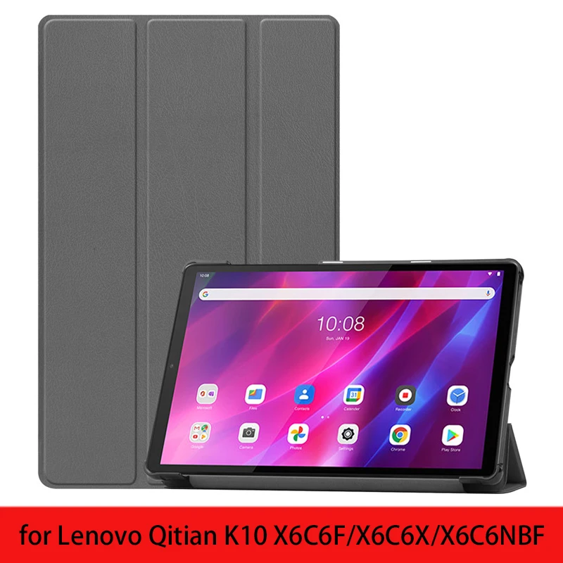 for Lenovo Qitian K10 TB-X6C6F X6C6X X6C6NBF 10.3 inch Fold Stand Cover Tablet PC case