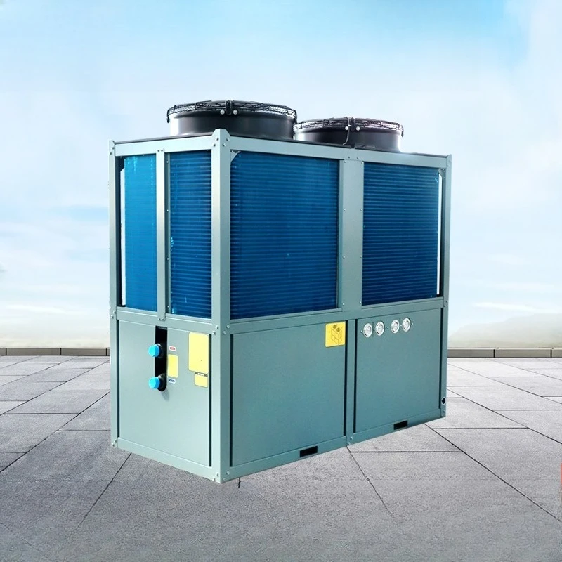 Commercial air source heat pump large air-cooled module unit Industrial air-cooled module unit for hotel office building