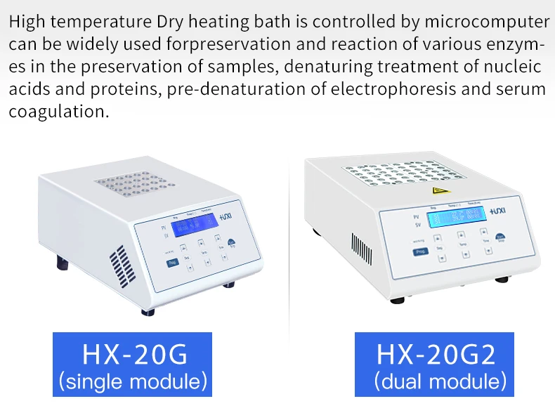CHKJ-2025NEWHUXI Mini banho seco digital natureza resfriamento 100 ℃   Dispositivos termostáticos de incubadoras termostáticas de mini bloco de laboratório