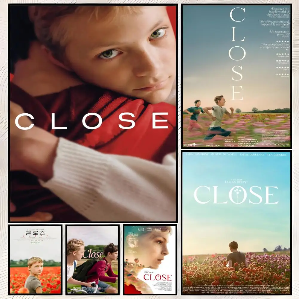 Theme C-Close Poster Self-Stick HD PVC Wall Art Poster, Waterproof Decor for Bedroom, Living Room and Home