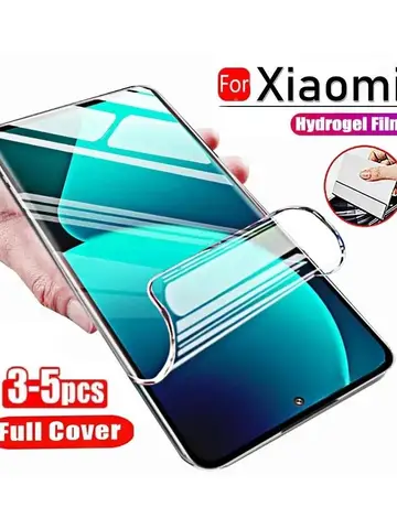 3-5Pcs Hydrogel Film For Xiaomi Redmi Note 12 11 10 9 8 Pro Plus 5G 11S 10S 9S 8T 7 Screen Protector For Redmi 10 10C 9 9A 9T 9C