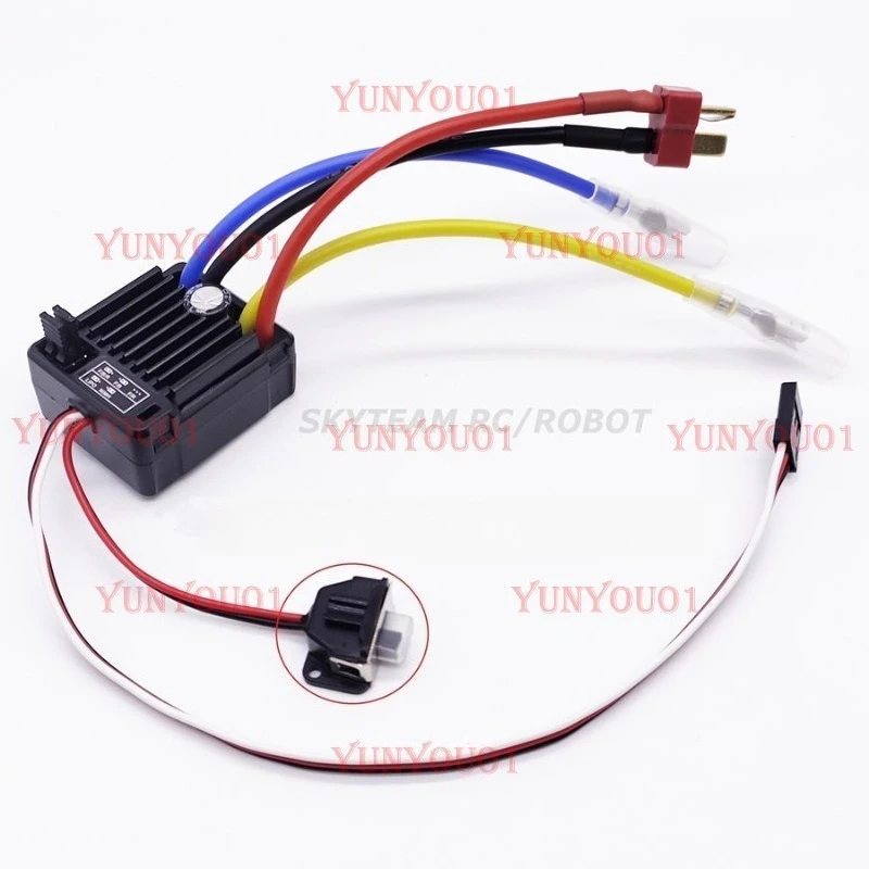 

HobbyWing QuicRun WP 1060 ESC 60A Waterproof Brushed RTR Electric Transformer
