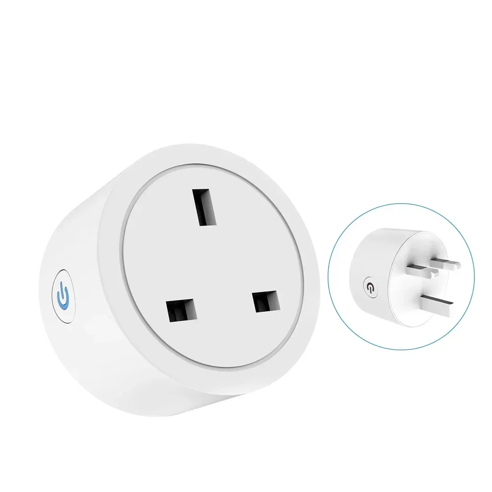 Tuya WiFi 16A/20A UK Smart Plug Мини-умная розетка Дистанционное голосовое управление с таймером монитора энергии Умный дом Google Home Alexa