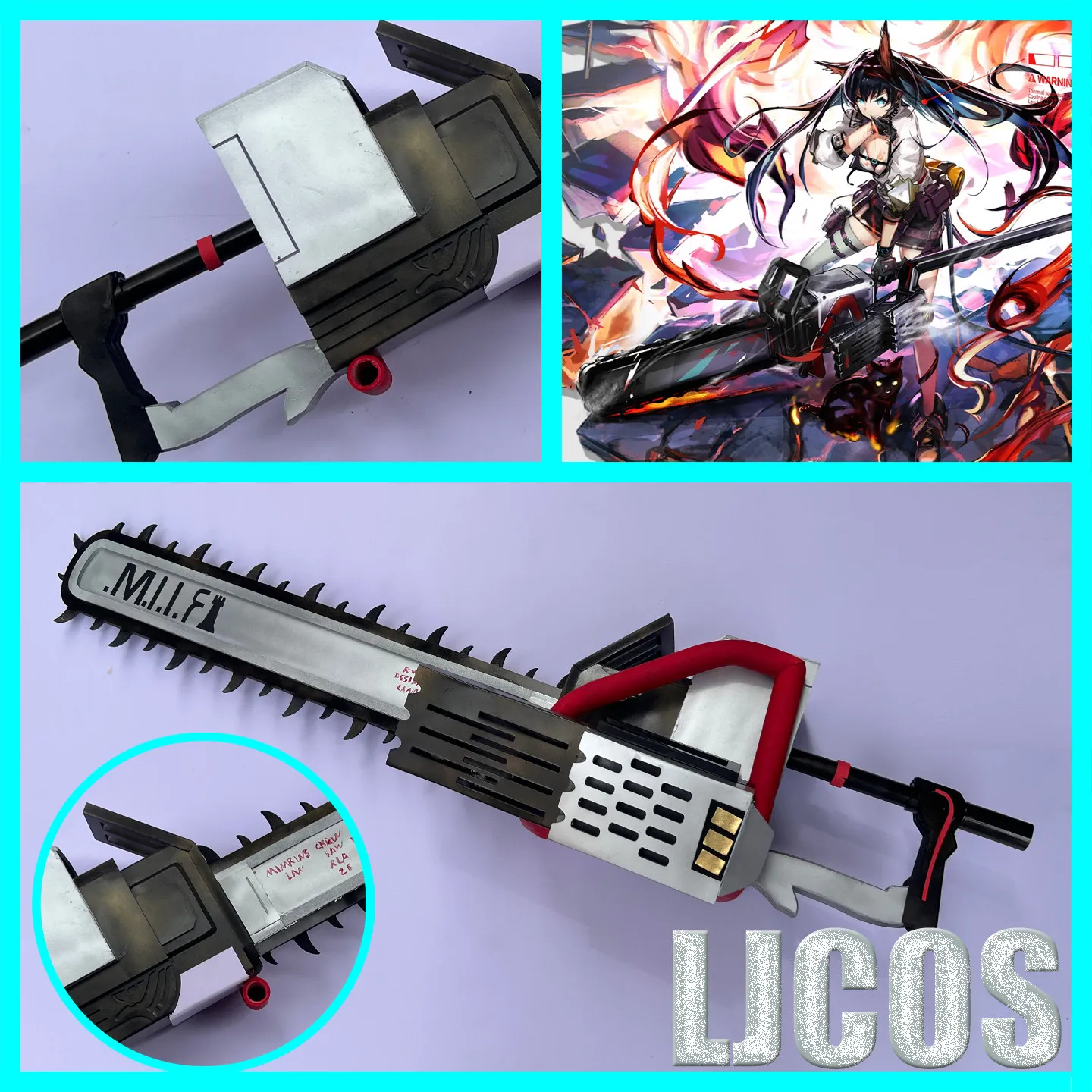 Blaze mas Game Arknights Cosplay mass Halloween Christmas Fancy Party Anime Sword mas Foam Replica