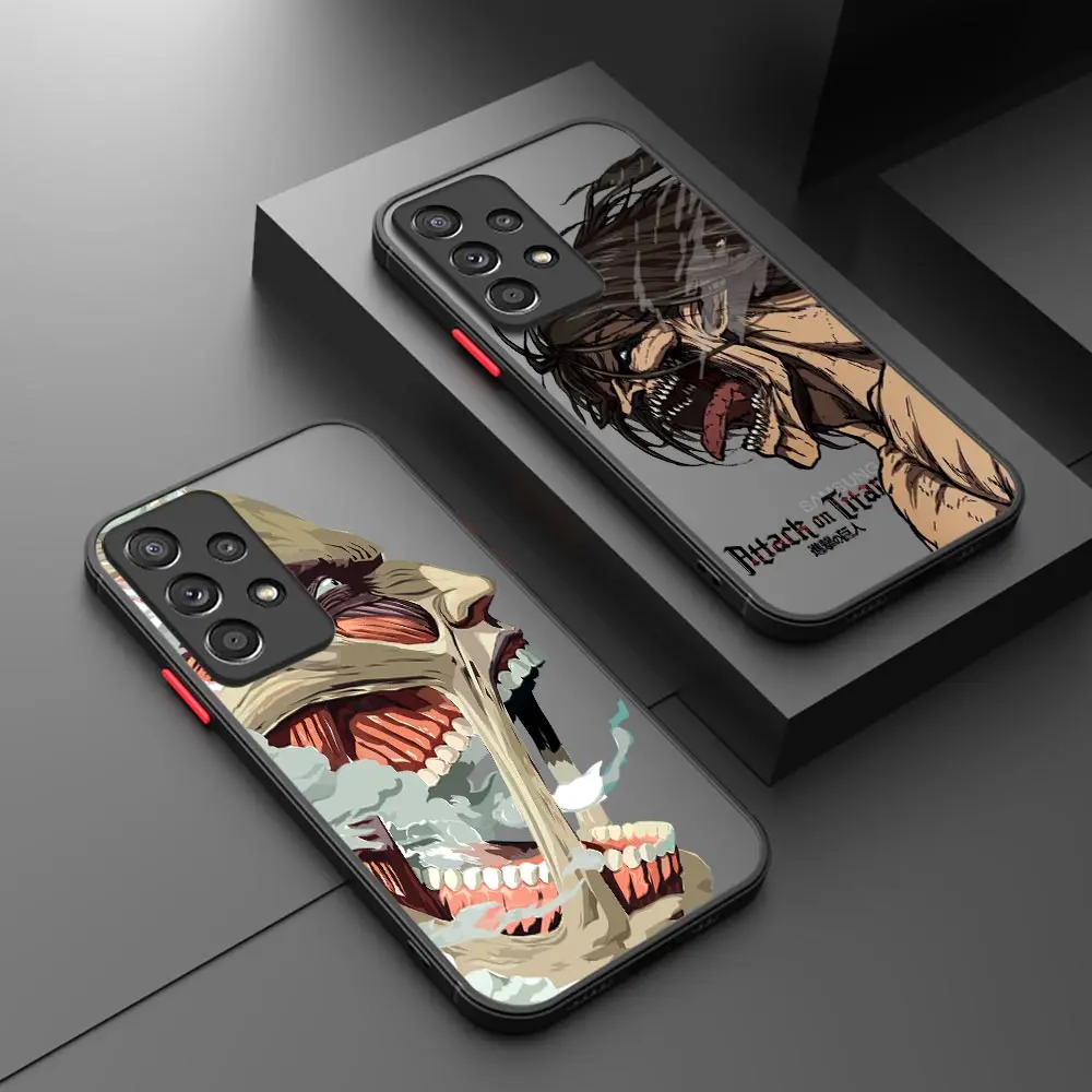 

Case For Samsung Galaxy A56 5G A55 A54 A36 A26 A53 A52 A34 A14 A06 A16 A21S A25 A32 A33 Attack On Titan Anime Allen Phone Cover