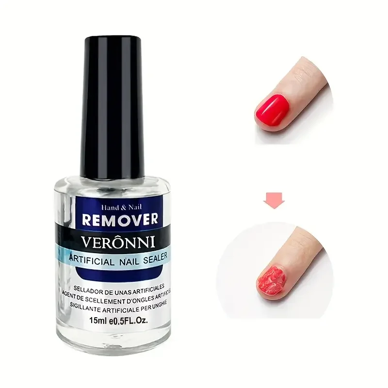 Dissolvant de colle pour ongles sans fissures, huile pour cuticules sans endommager les ongles, propre sans endommager les ongles, pratique et rapide, sûre et non irritante