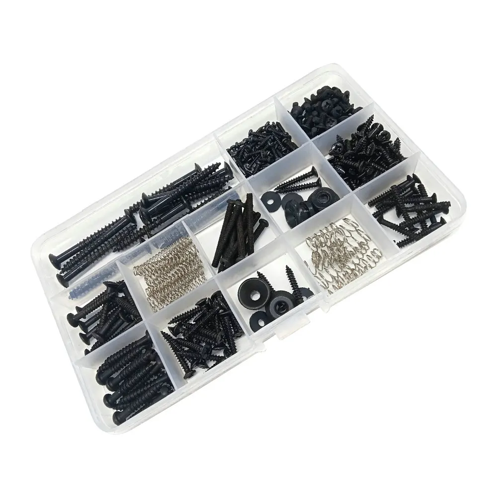1Set Guitar Repair Supplies Premium Stainless Steel Screw Kit for Electric Guitar Mounting Parts Luthier Tool Kit Accessories