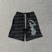 2025 Summer 3D Letter-printed American Streetwear Summer Casual Loose Shorts From Alcatraz A Trendy Brand for Both Men and Women