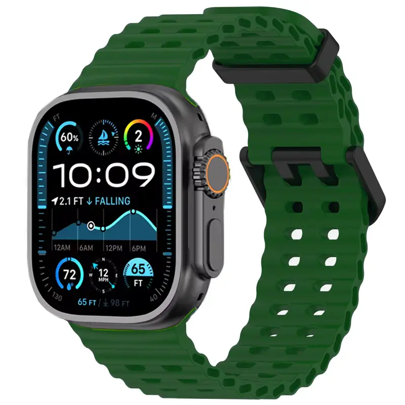 Ocean Strap For Apple Watch Band Ultra 4/3/2 49mm Series 12 11 10 46mm Sport Bracelet Wristband iWatch 9 8 7 SE 45mm 44mm Belt - Image 18