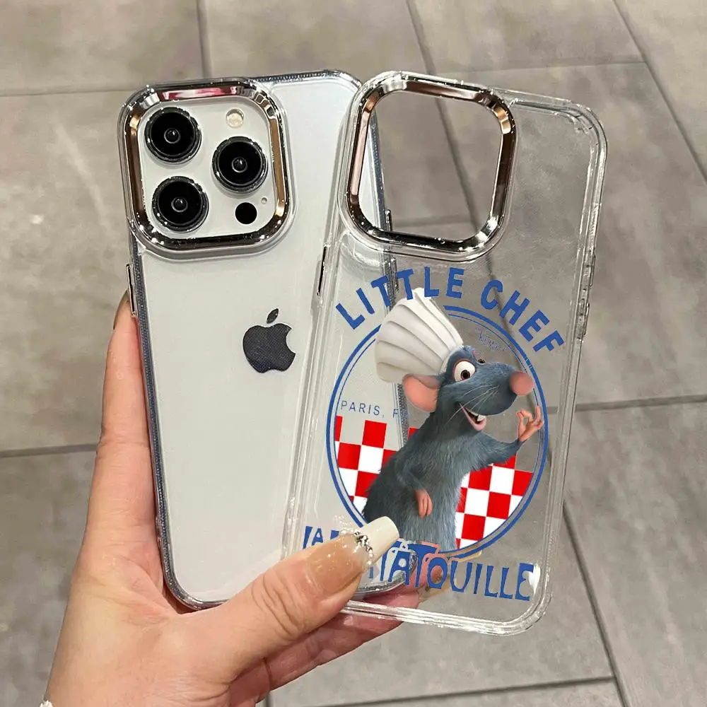 

HD Cartoon Ratatouilles Phone Case for iPhone 17 17 Air 16 16e 15 14 13 12 11 X XR XS Plus Pro Max Mini Transparent phone case