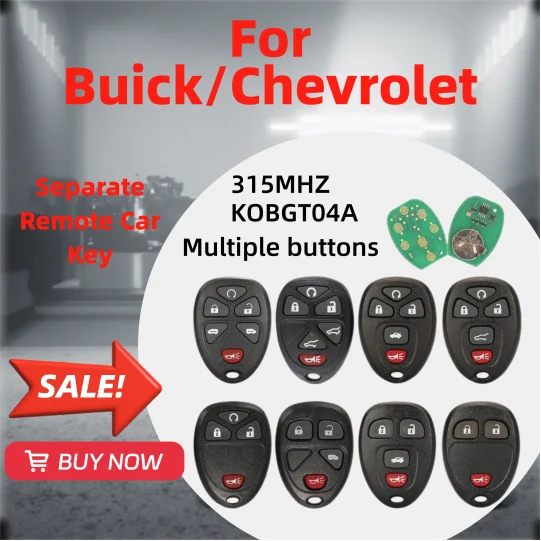 

Jingyuqin отдельный дистанционный ключ от машины KOBGT04A 315 МГц для Chevrolet Captiva HHR Uplander Pontiac Montana/Buick Terraza