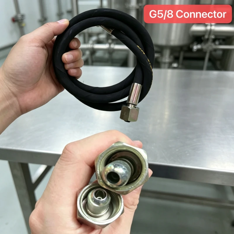 Cylinder High-pressure  Transfer Tube G5/8 Argon Gas Carbon Dioxide Oxygen Cylinder Large Cylinder Filling Bridge Hose Connector