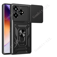 For ZTE Nubia Focus Pro Neo 3 2 Blade A75 5G Axon 70 V70 V40 Vita Case Ring Armor Magnetic Holder Stand Slide Camera Lens Cover