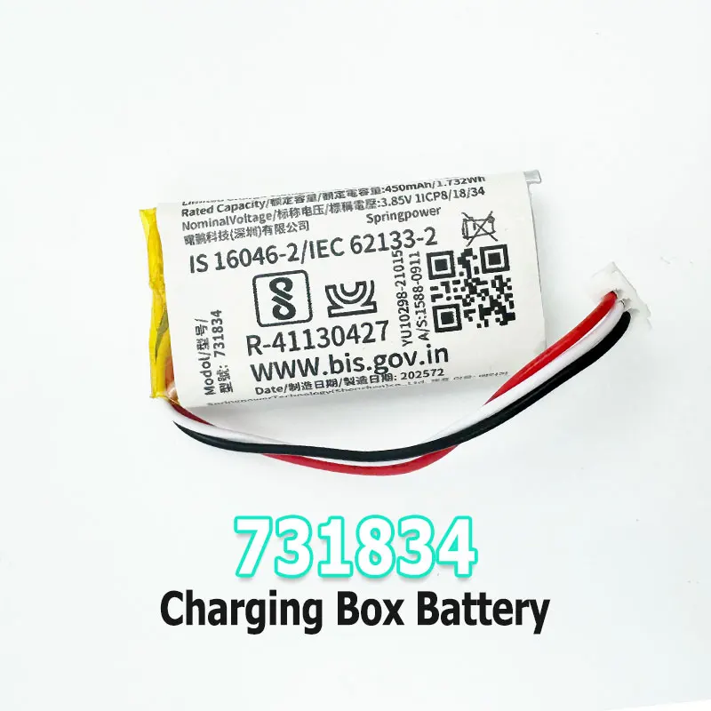 For ZeniPower Z52H 731834 Battery For Sony LinkBuds S WFLS900N/B Truly Wireless Earbud Headphones charging case+Free Tools image 3
