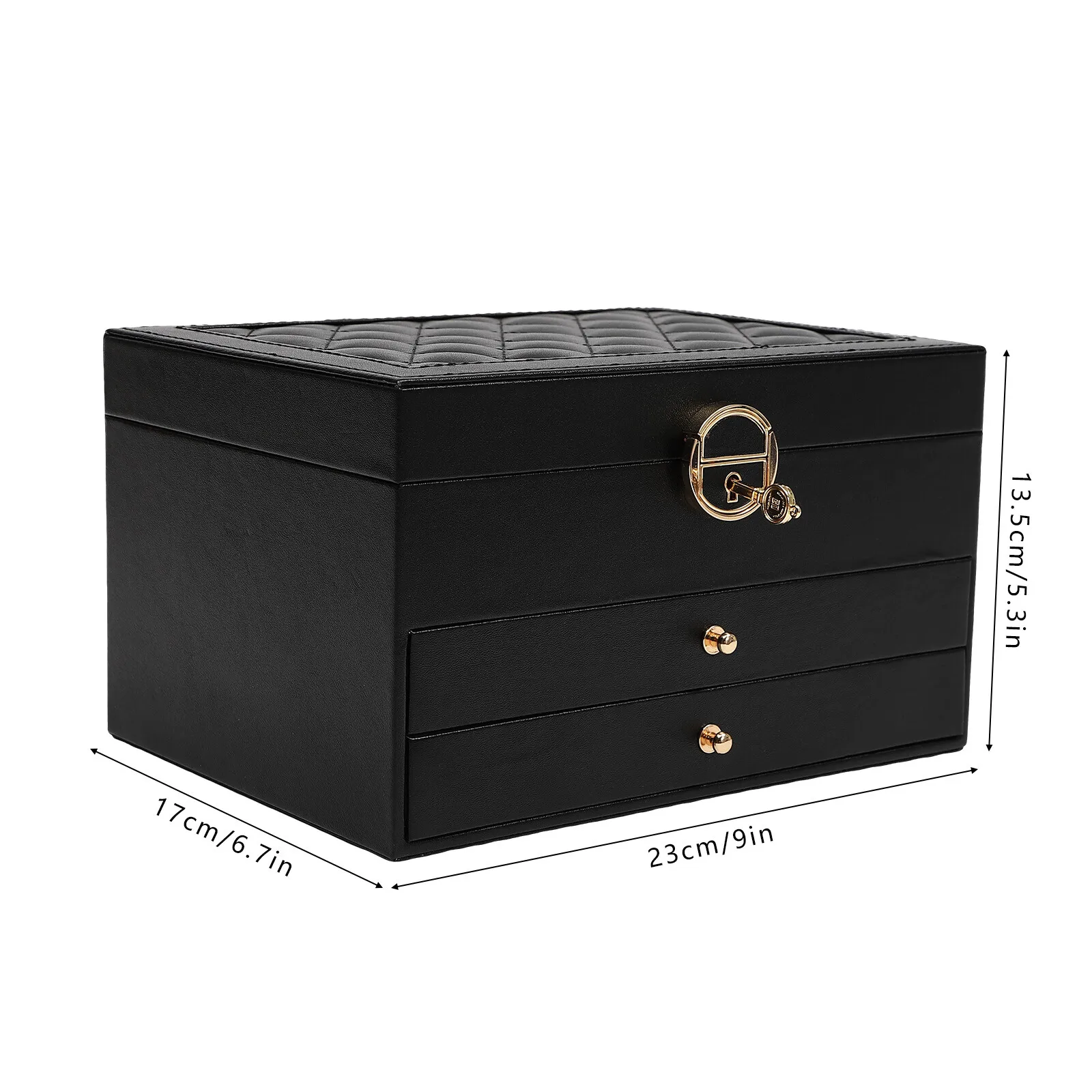 

Watch Box Case for Men Women Mens Jewelry Organizer Watch Holder Display Case
