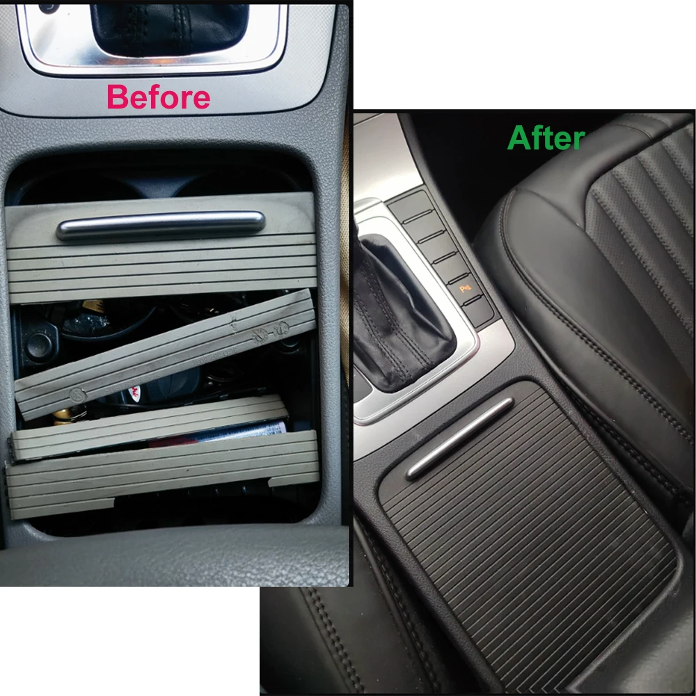Car Center Console Slidiing Shutter Cup Holder Roller Blind Cover Replacement For Volkswagen CC Passat B6 B7 3CD857503